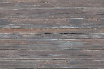 The texture of the wall of an old wooden house from a bar