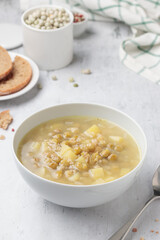 Green pea soup