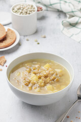 Green pea soup