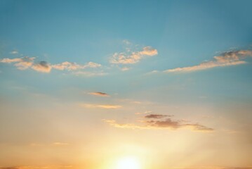 beautiful peaceful sky. good weather