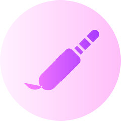 audio cable gradient icon