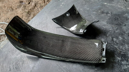 Carbon fiber from composite material make for sport racing part