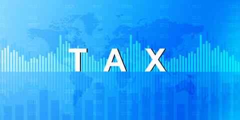 2d rendering illustration tax concept