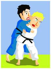 背負い投げ　柔道　一本