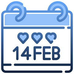 VALENTINES DAY Gradient icon,linear,outline,graphic,illustration
