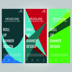 Business Roll Banner Design Template