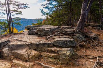Fall Foliage From Long Point, New River Gorge National Park, West Virginia, USA