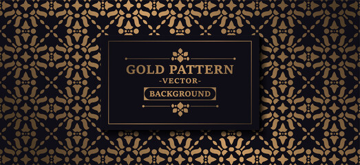 luxury dark seamless pattern background