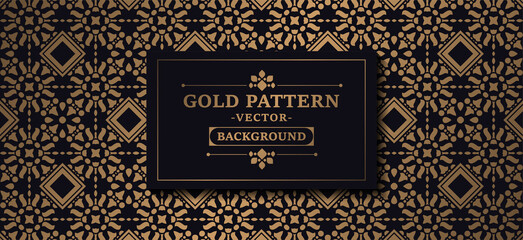 luxury dark seamless pattern background