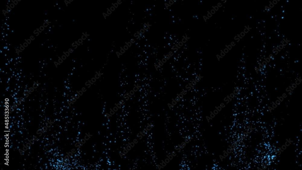 Sticker 4k animated particle background rising up