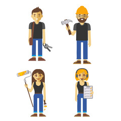 Recruitment of employees, managers, consultants, foreman and builder.