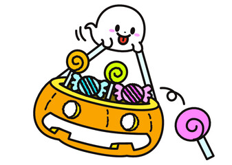 ハロウィン,お菓子,おばけ,１０月,子供,かぼちゃ,,飴,キャンディ,食べ物,スイーツ,デザート,かわいい,イベント,駄菓子,おやつ,パーティー