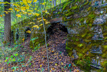 Ruins of The Old Coke Ovens on The Kaymoor Mine Trail, New River Gorge National Park, West...