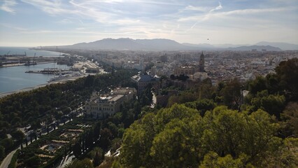 Obraz premium Mlaga city view