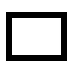 Obraz premium Rectangle, Rectangle Icon, Rectangle Symbol, Rectangle Vector