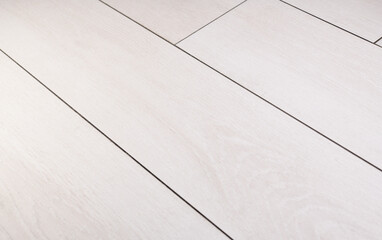 White ceramic tile with wood texture. View from above. 