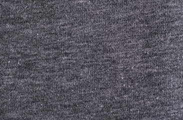 Fototapeta na wymiar Closeup of gray wool fabric texture for background
