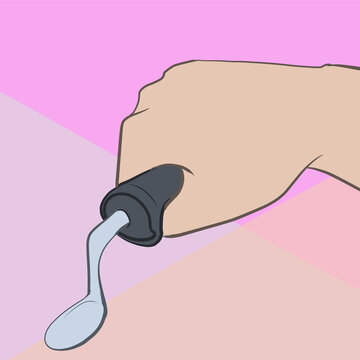 Hand with Accessible Spoon