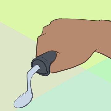 Hand with Accessible Spoon
