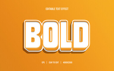 Bold Editable Text Effect, Eye-Catching, Easy To Customize, EPS Format