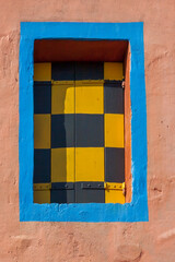 Fenster, geschlossene Fensterläden, Burano, Venedig