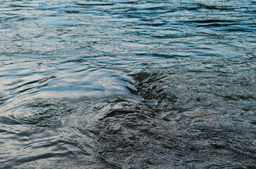 A river flowing over rocks