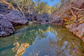 Reflective Pool in Tonto Natural Bridge Park AZ