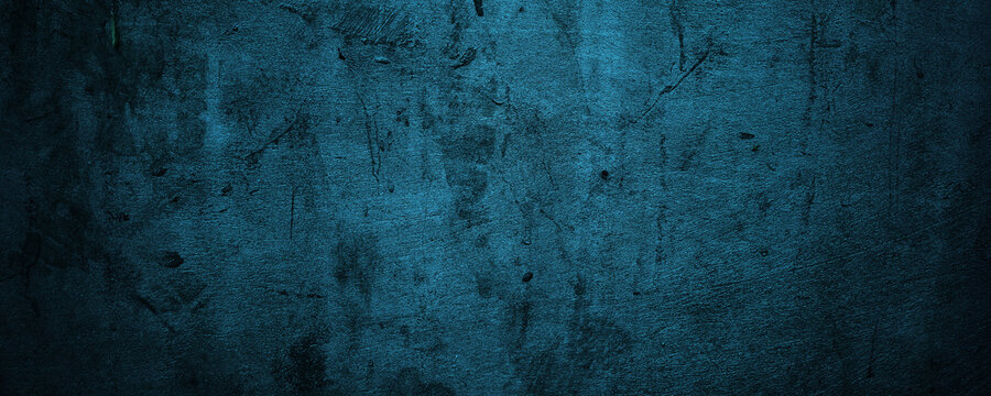 Dark blue cement texture for background. scary cement