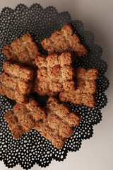 Barres de Céréales Carrées aux Amandes