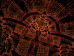 Imaginatory fractal abstract background Image