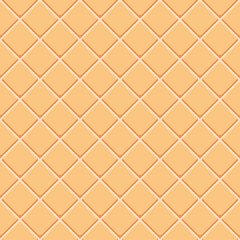 Seamless pattern made from cookies, waffles. Colored vector background.