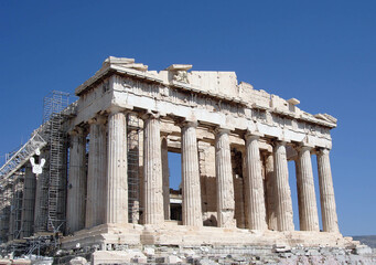 Obraz premium Parthenon, front Facade