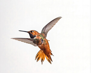 Hummingbird with Wings bending
