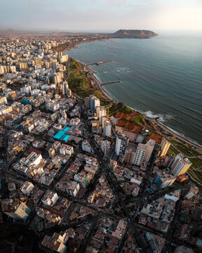 Lima Peru by drone