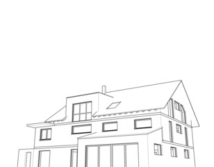drawing of a house
