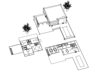 house plan blueprint