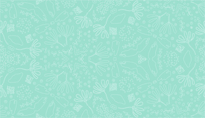 Seamless dress and wall pattern for babies