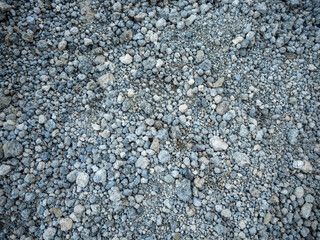 imagen textura suelo de gravilla gris de distintos tamaños 