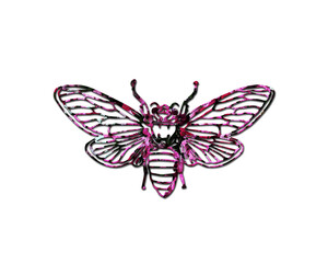 Fototapeta na wymiar Beekeeper Honey bee Flowers Rose Icon Logo illustration