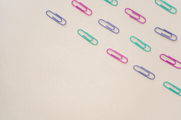 background paper clip with field for text