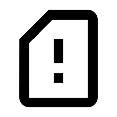 Sim Card Alert, Sim Card Alert Icon, Sim Card Alert Vector, Sim Card Alert Symbol
