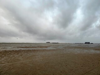 Pfahlbauten bei St Peter Ording