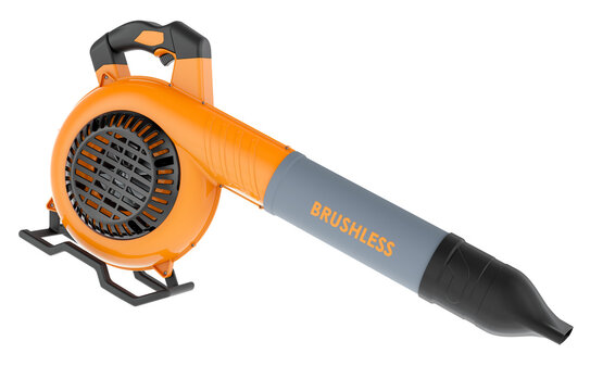 Electric Leaf Blower, 3D Rendering