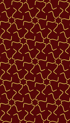 Holiday wrapiing paper seamless pattern red and gold christmas