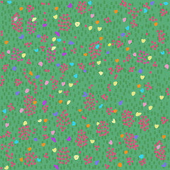 Vector seamless floral elegant pattern.
