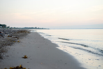 beach in the evening