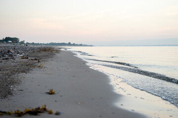 beach in the evening