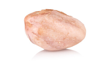 peanuts pile single  isolated  on white background