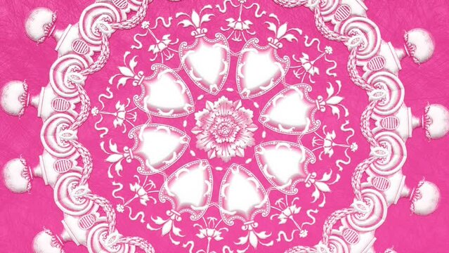 Decorative vintage antique floral baroque ornament, luxury renaissance retro victorian elegant mandala, royal damask background with ethnic pattern and rococo acanthus, abstract ornate illustration