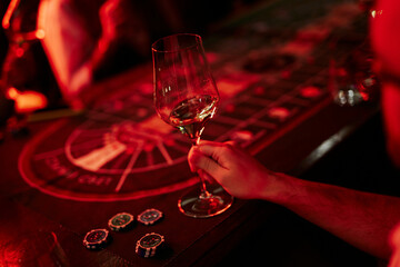 alcohol tasting in a red light casino